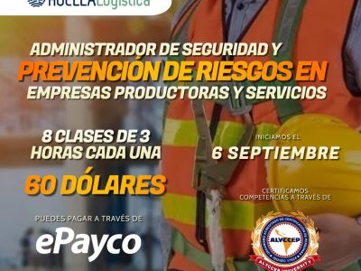 Vamos para la SEPTIMA clase *YA INICIO* 6 de Septiembre de 2022 Administrador de seguridad y prevención de riesgos en empresas productoras y de servicios  Ficha 0902