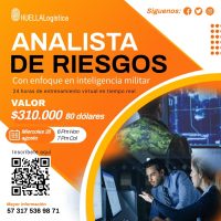 *FINALIZO* Miércoles 16 octubre de 2024  Analista de riesgo  con base en los lineamientos Militares y Policiales. Ficha 802-24