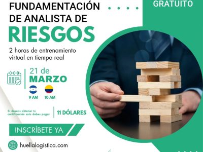 *PRÓXIMO A INICIAR* Viernes 21 DE MARZO DE 2025 GRATIS! Fundamentación de Analista de Riesgos Ficha 302-25